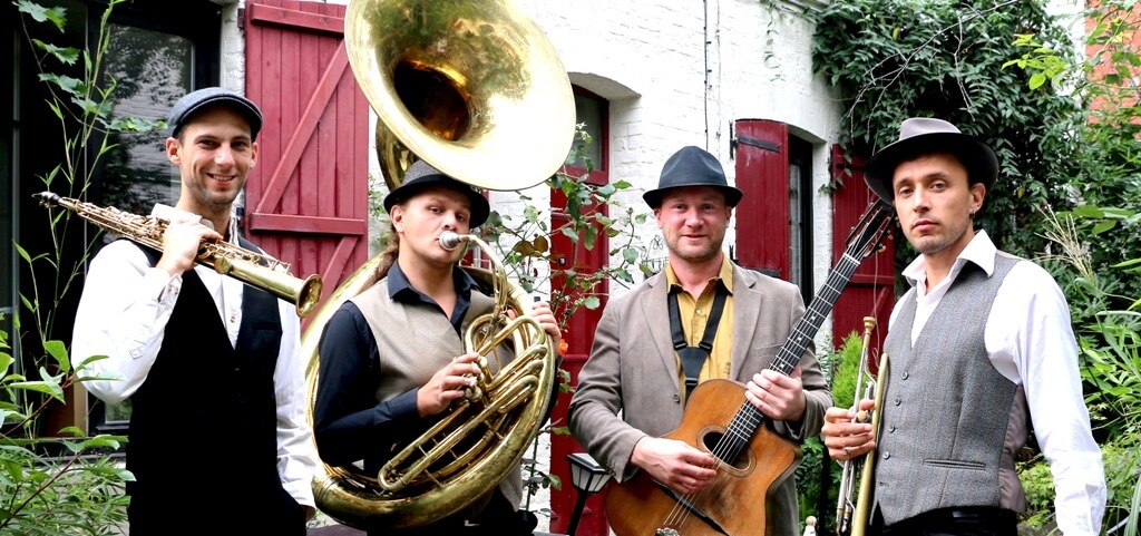 fanfare dixie avec déambulation dans le Nord
