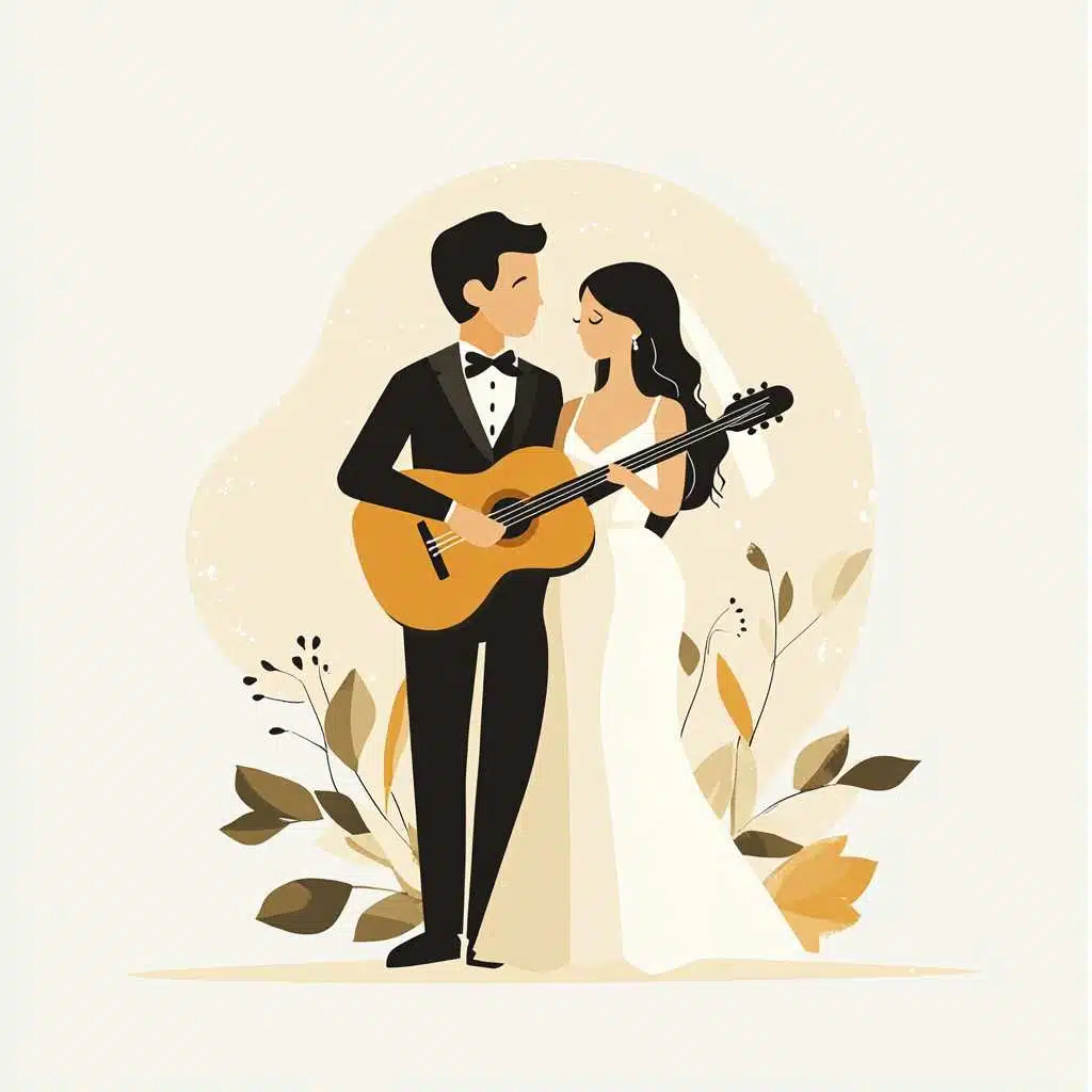 mariage rock heureux