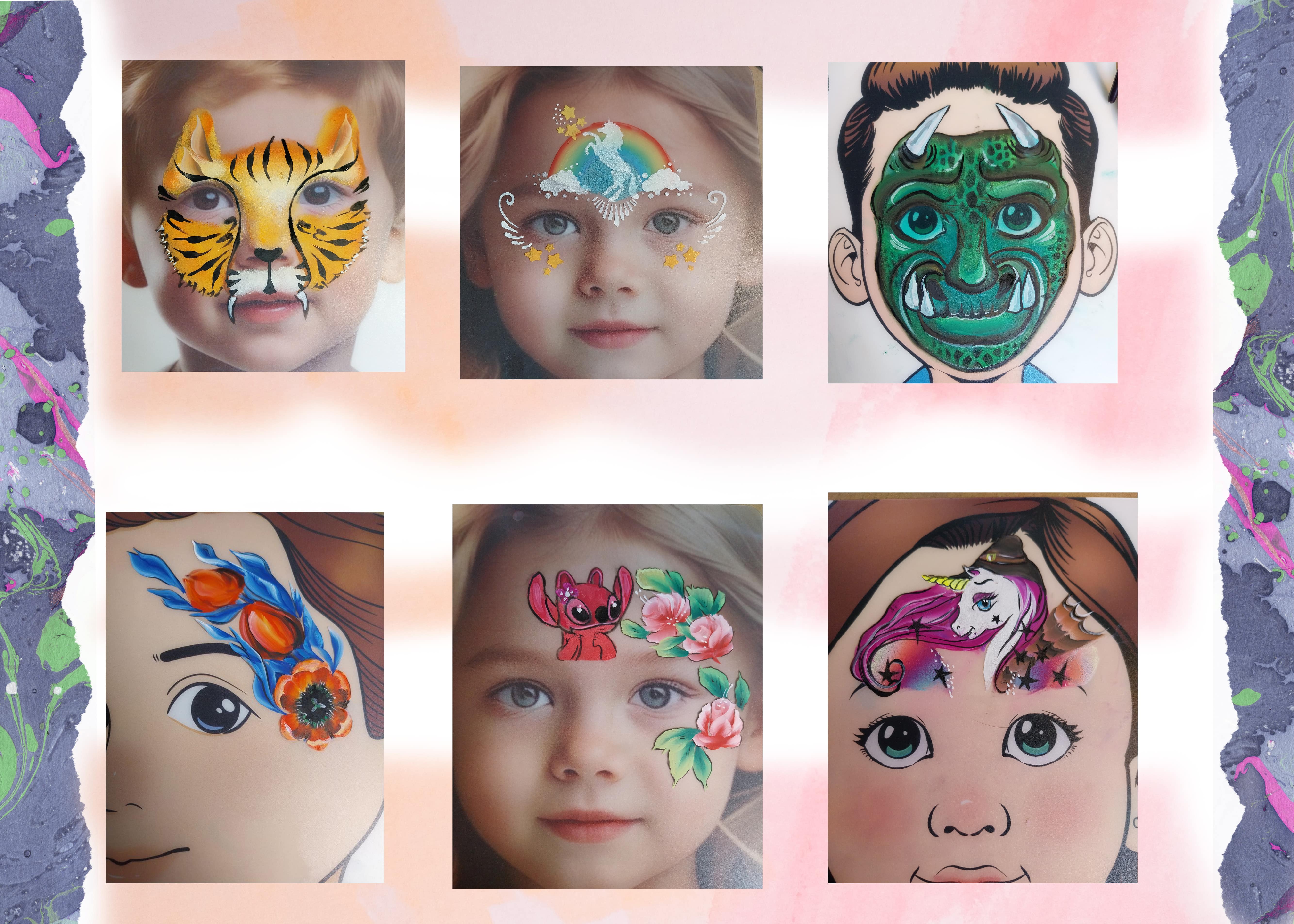 Atelier paillettes et maquillage – Animation artistique enfantine