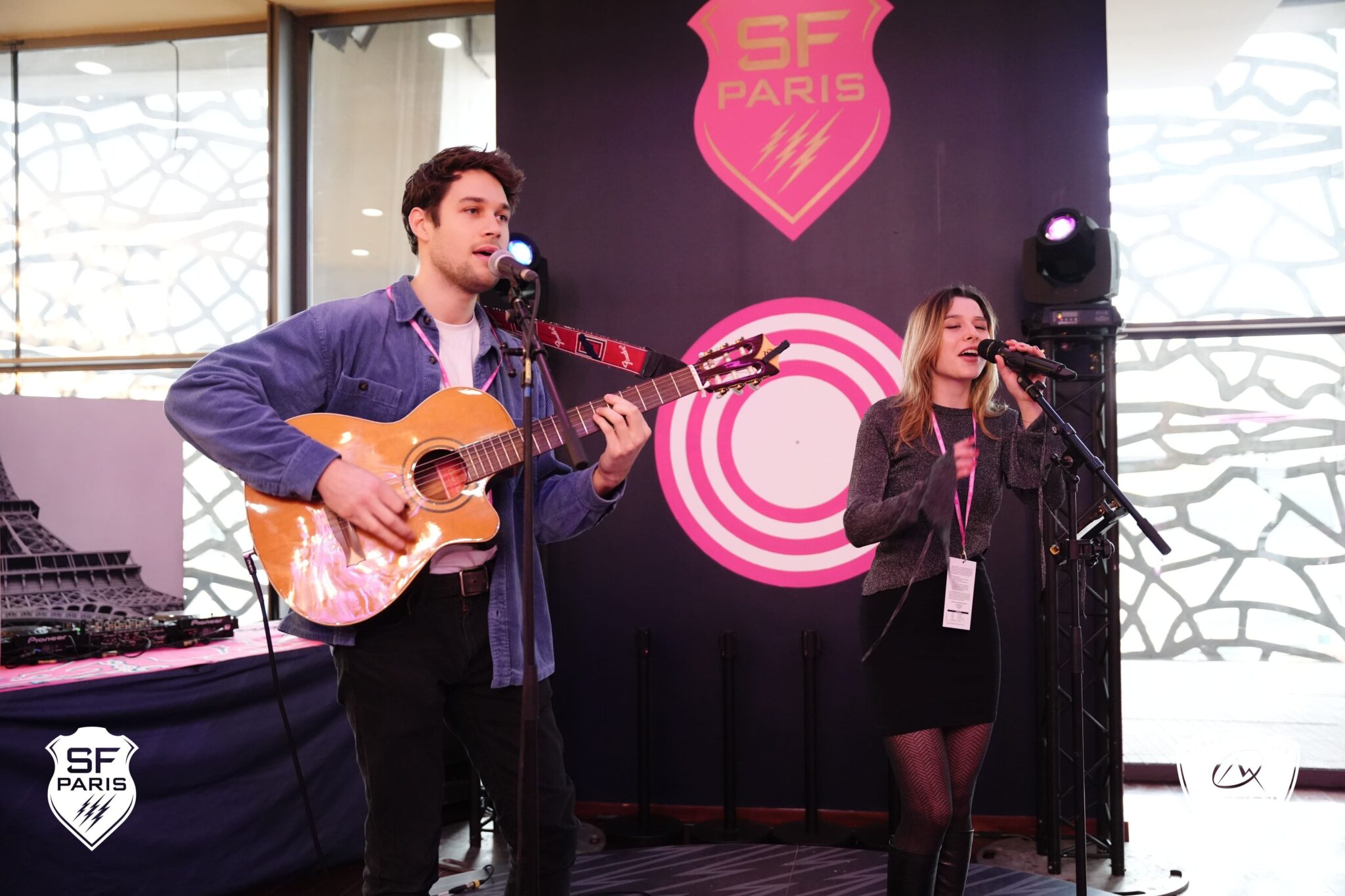 Animation entreprise duo pop rock paris