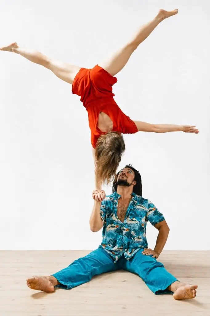 Duo de portés acrobatiques