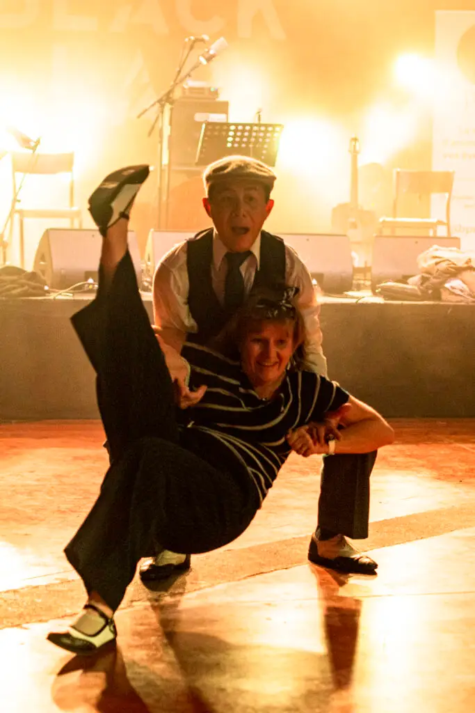 Démonstration de danse swing à Lille