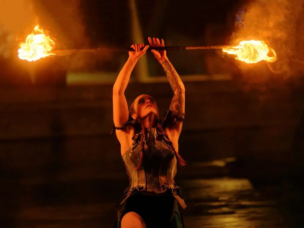 Artiste de feu pour soirée événementielle