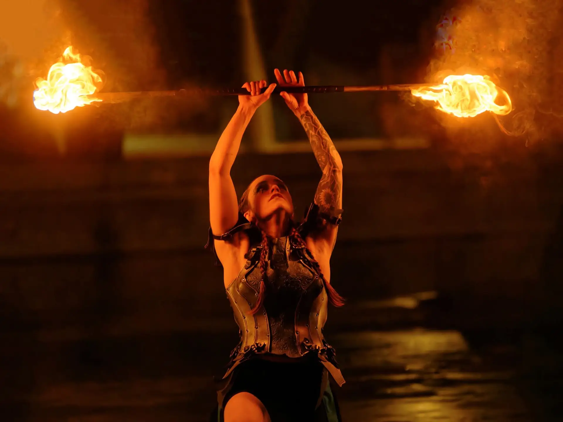 Artiste de feu pour soirée événementielle