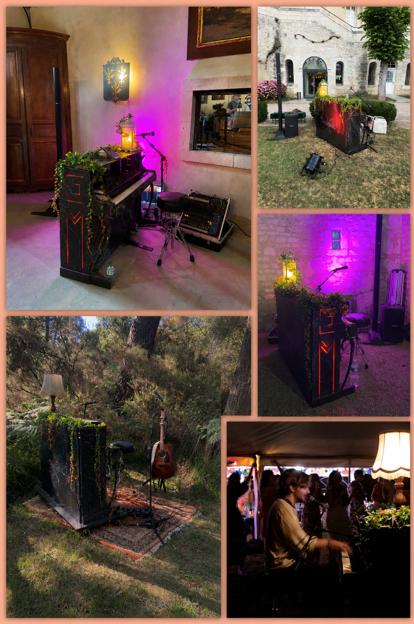 Animation mariage pinao chant tour et Paris